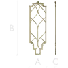 Elysian Lattice Vertical Panel - STL 3D model for CNC