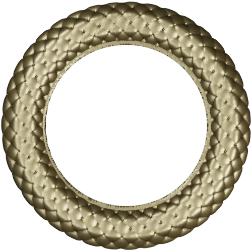 Braided Ring Frame - STL 3D model for CNC milling