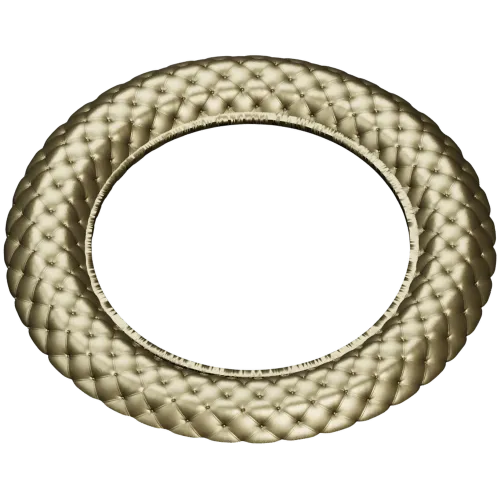 Braided Ring Frame - STL 3D model for CNC milling