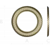 Braided Ring Frame - STL 3D model for CNC milling
