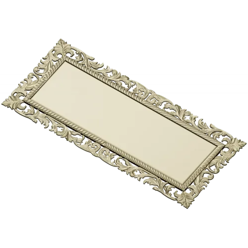 Acanthus Royale Plaque - STL 3D model for CNC milling