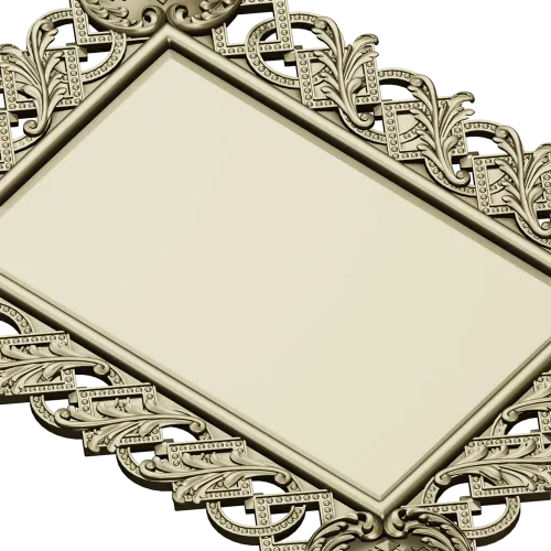 Ornate Interlace Frame STL for CNC Milling