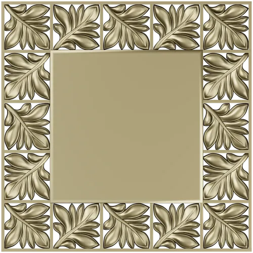 Ornate Acanthus Frame STL for CNC Milling