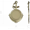 Anchor Medallion - STL 3D Model for CNC