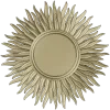 Sunburst Rosette STL for CNC
