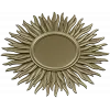 Sunburst Rosette STL for CNC