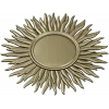Sunburst Rosette STL for CNC