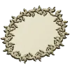 Oval Laurel Frame STL for CNC Router