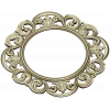 Ornate Rococo Round-in-Square Frame STL for CNC
