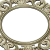 Ornate Rococo Round-in-Square Frame STL for CNC