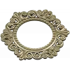 Baroque Round Frame STL for CNC - Ornate Rocaille Design