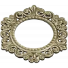 Baroque Round Frame STL for CNC - Ornate Rocaille Design