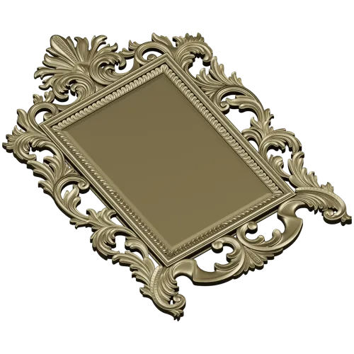 Baroque Acanthus Frame STL for CNC
