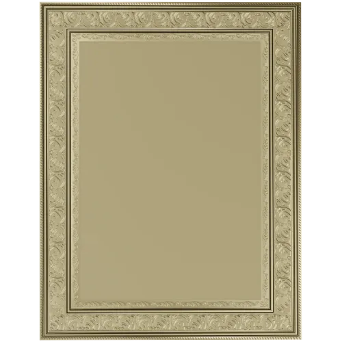 Ornate Rectangular Frame - STL 3D model for CNC milling