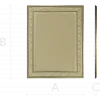 Ornate Rectangular Frame - STL 3D model for CNC milling