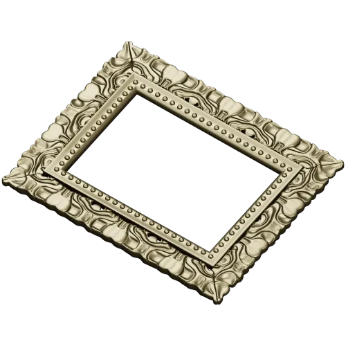 Багет Лючия - 3D модель рамки для ЧПУ (STL)
