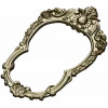 Ornate Oval Frame STL for CNC