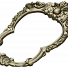 Ornate Oval Frame STL for CNC