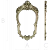 Ornate Oval Frame STL for CNC