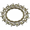 Ornamental Acanthus Round Frame - STL 3D Model for CNC