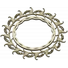 Ornamental Acanthus Round Frame - STL 3D Model for CNC