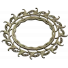Ornamental Acanthus Round Frame - STL 3D Model for CNC