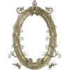 Ornate Oval Vine Frame STL 3D Model for CNC