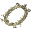 Ornate Oval Vine Frame STL 3D Model for CNC