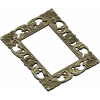Rococo Filigree Frame - STL 3D model for CNC milling