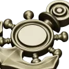 Nautical Anchor & Helm STL 3D Model for CNC
