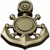 Nautical Anchor & Helm STL 3D Model for CNC