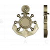Nautical Anchor & Helm STL 3D Model for CNC