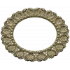 Ornate Shell Rosette - Round CNC Frame STL
