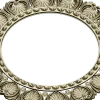 Ornate Shell Rosette - Round CNC Frame STL