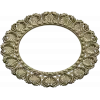 Ornate Shell Rosette - Round CNC Frame STL