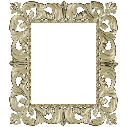 Baroque Acanthus Frame - STL 3D model for CNC carving
