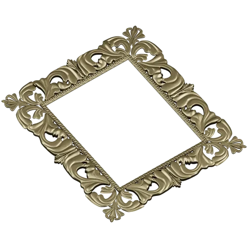 Baroque Acanthus Frame - STL 3D model for CNC carving