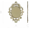 Ornamental Acanthus Oval Frame - STL 3D model for CNC