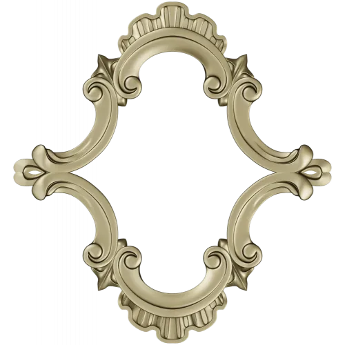 Baroque Cartouche Frame STL for CNC
