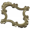 Baroque Cartouche Frame STL for CNC