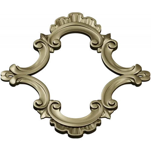 Baroque Cartouche Frame STL for CNC