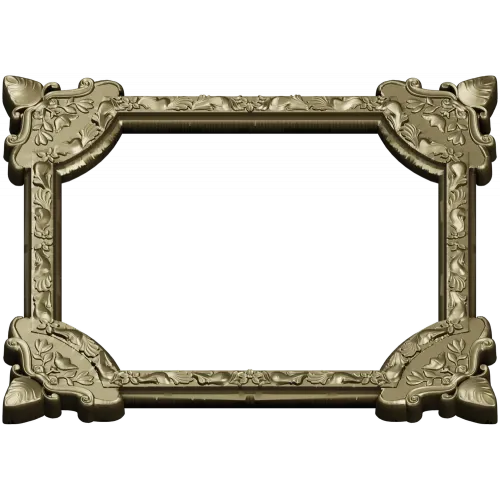 Декоративная резная рамка - 3D модель STL для ЧПУ