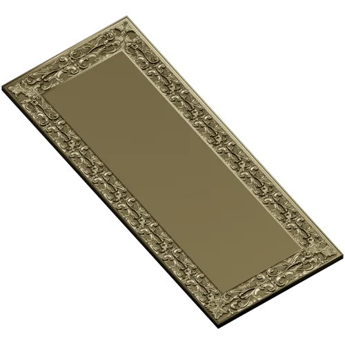 Рамка с акантовым бордюром - 3D модель STL для ЧПУ