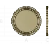 Ornate Round Frame STL - 3D Model for CNC Router
