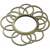 Круглая рамка "Солнечный венчик" - 3D модель STL для ЧПУ