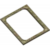 Baroque Floral Rectangular Frame STL for CNC