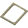 Baroque Floral Rectangular Frame STL for CNC