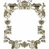 Rococo Floral Frame STL for CNC