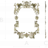 Rococo Floral Frame STL for CNC