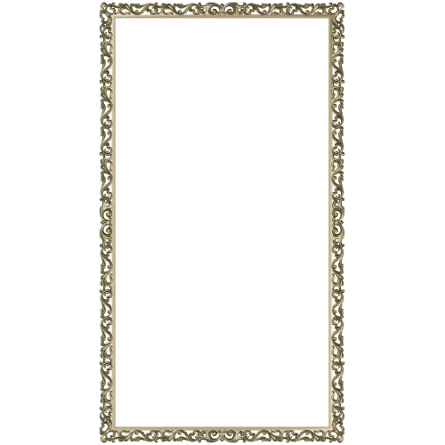 Ornate Baroque Rectangular Frame STL for CNC